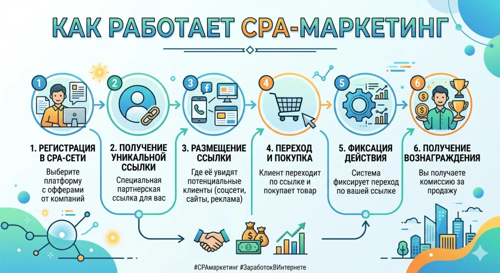 Как работает СРА Маркетинг